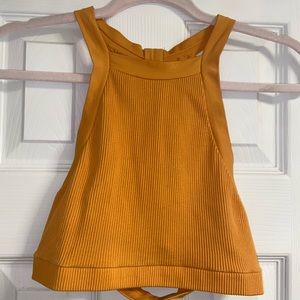 Cute, seamless, open back top!